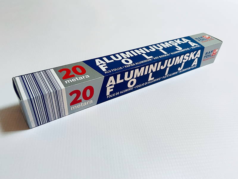 Aluminijumska folija 20m kutija