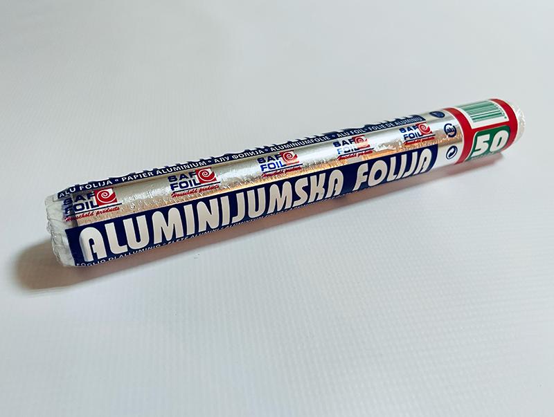 Aluminijumska folija 50m celofan