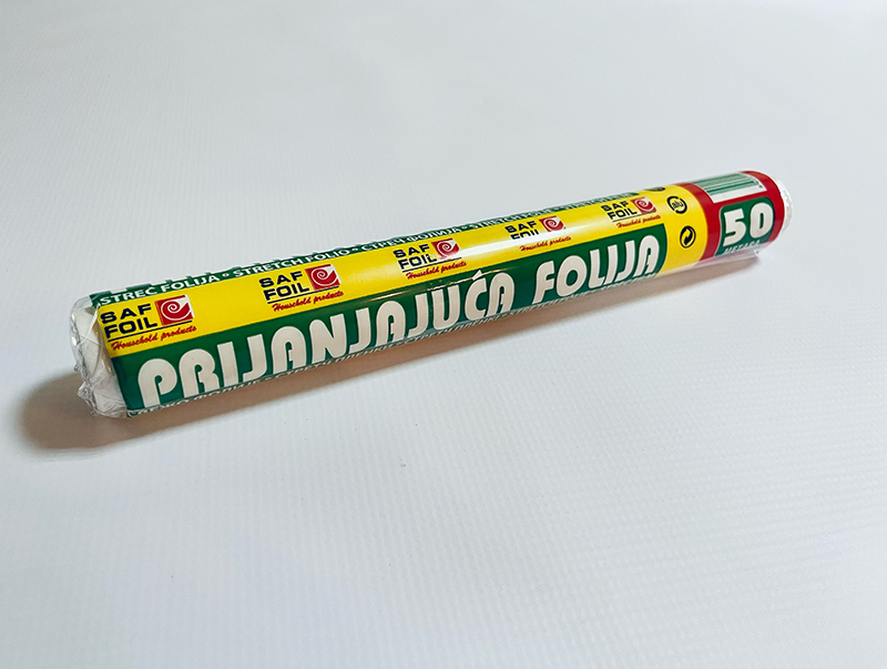 Prijanjajuća folija 50m celofan